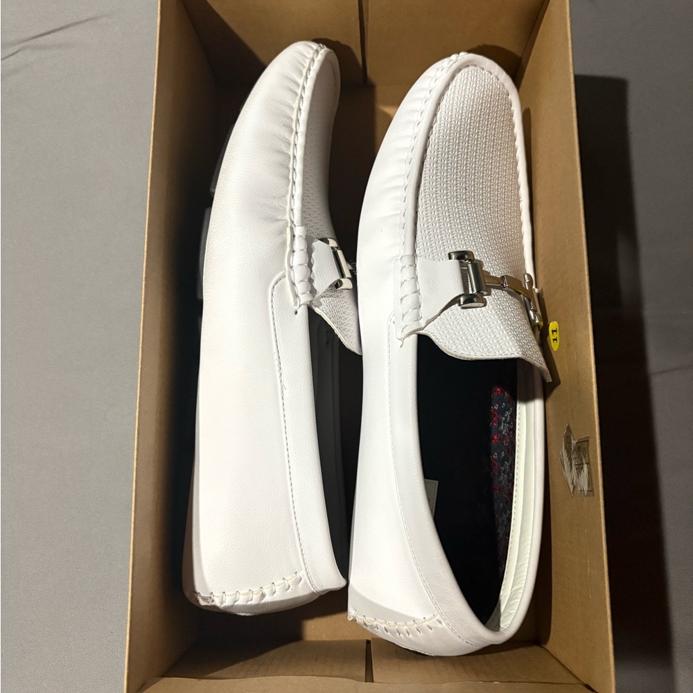 Steve Madden White Loafers for Men